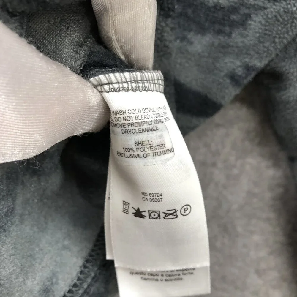 Columbia Kids 2T Fleece Jacket‎ Gray Camo Full Zip Boys Girls Mock Neck Outdoor
